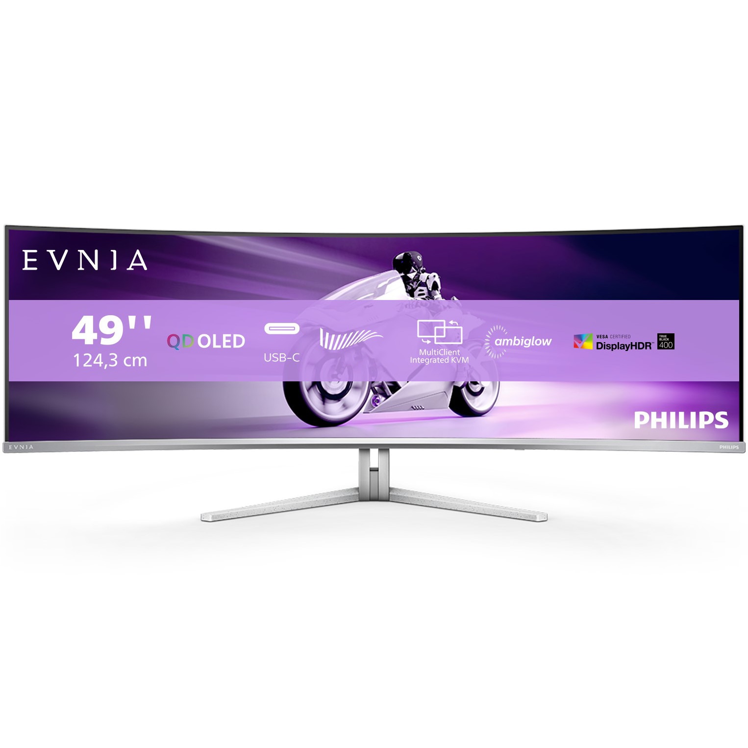 Philips EVNIA 48.9" DualQHD QD-OLED 144Hz
