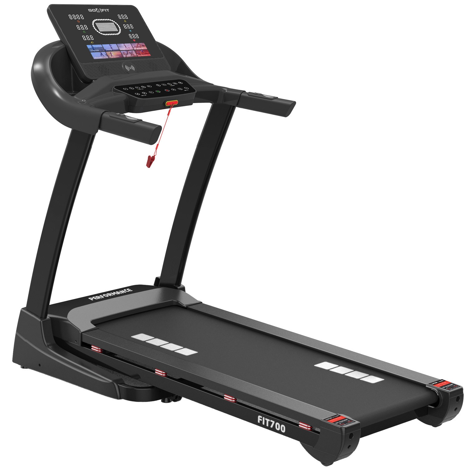 GO4FIT FIT700, motor 3.5 CP, înclinare automată 15 nivele, 18 km/h