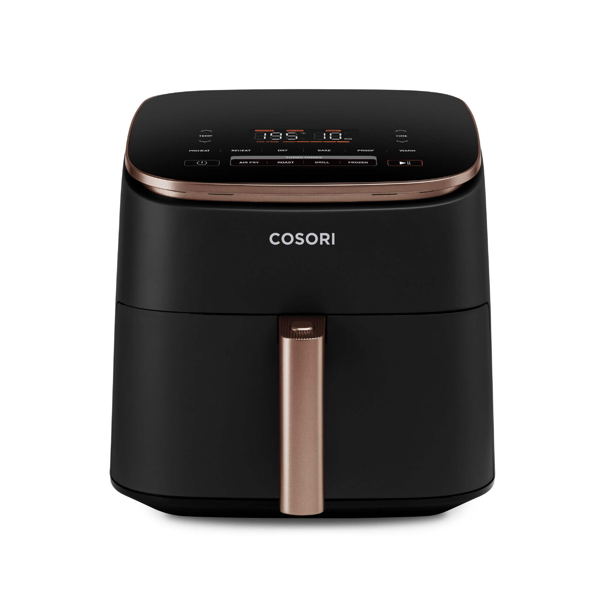 Friteuza cu aer cald Cosori TurboBlaze Chef Edition, 1700 W, 6 l, 9 programe, Motor DC, Negru