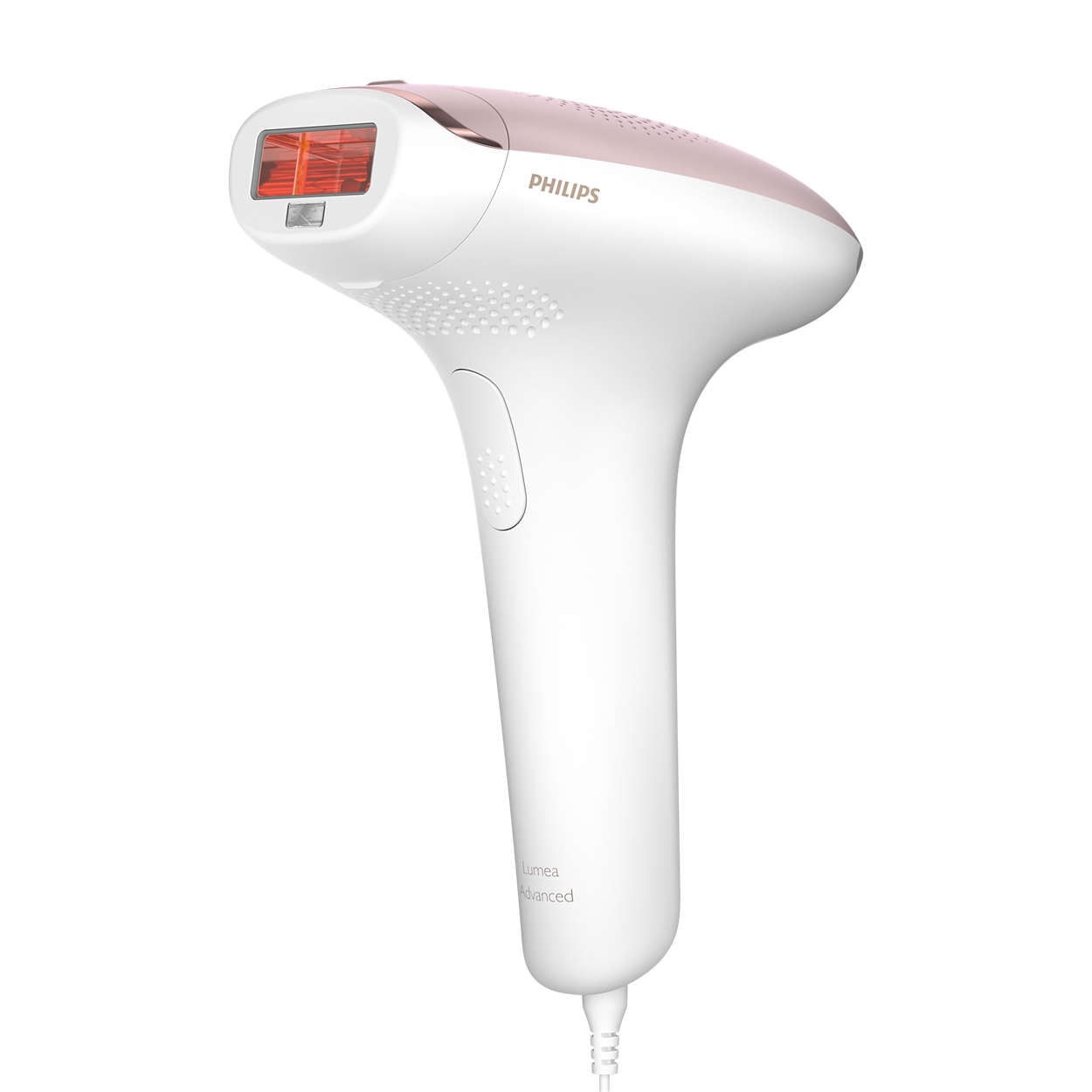 Epilator Philips Lumea IPL 250000 pulsatii, Alb/Roz