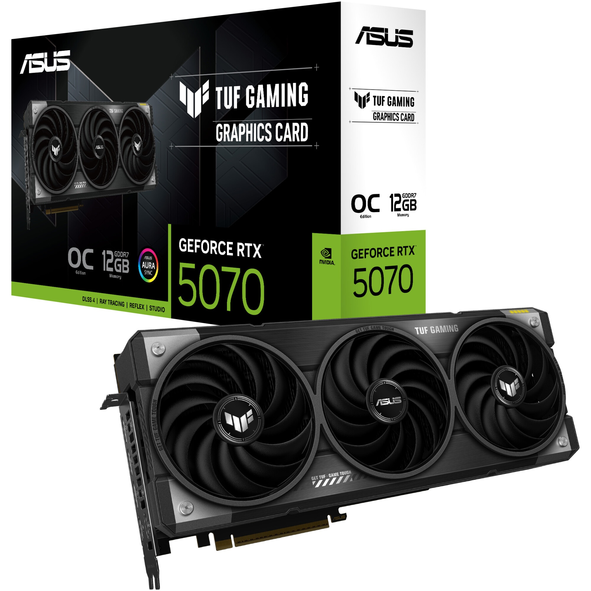 ASUS TUF Gaming GeForce RTX™ 5070 OC Edition, 12GB GDDR7, 192-bit