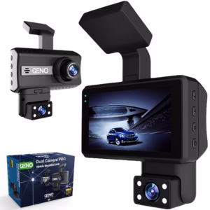 Camera Auto De Bord Qeno® Dual Camera PRO